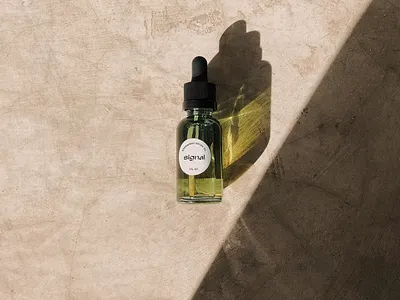 Signal Oil Bottle brand design brand identity brand identity design branding logo logo design logo design branding logo design concept logo mockup signal brand typography