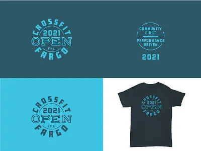 CFF 2021 Open Apparel 2021 badge crossfit fargo gym theopen