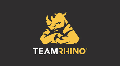 Team Rhino Jiu-Jitsu Logo brand identity jiu jitsu logo logo design logo designer logodesign logotype martial arts