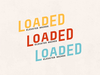 Loaded Nachos Branding | Logo atomicdust branding design st. louis