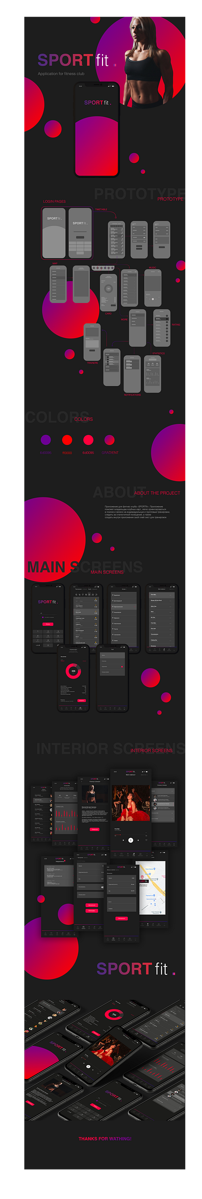 Application/Sport fit animation app app design application graphicdesign logo mobile first site builder sport typography uiux web deisgn web design website