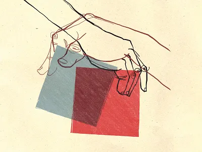 The Fall of the Red Wall ballot book card cover design drawing hands illustration illustrator line political politics publishing red vote wall