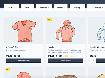 Product Card addtocart archive card categories ecommerce light loop price product sale shop shopping tailwind variation woocommerce