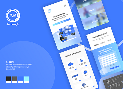 LMA Tecnología - Mockup ui ux web webdesign