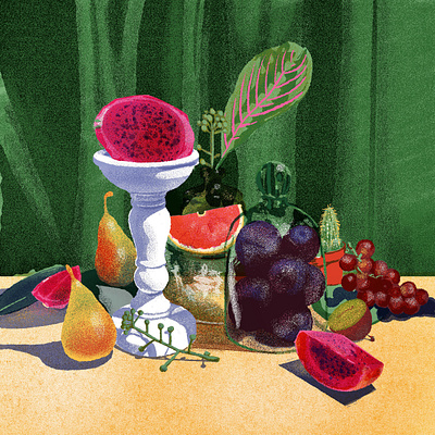 still here still life week 44 branding colorful digital art illustration still here still life week 44 stilllife stilllifeillustration