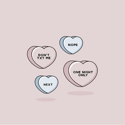 with love ♡ candy design dribbbleweeklywarmup heart hearts icon iconography illustration illustrator love minimal simple valentines valentinesday vector