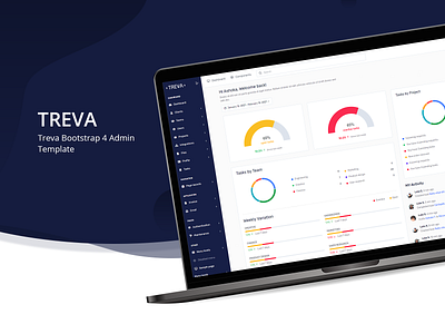 Treva Bootstrap 4 Admin Template & UI Kit admin admin dashboard admin design admin panel admin template admin theme bootstrap bootstrap 4 bootstrap admin bootstrap admin dashboard bootstrap admin template bootstrap admin theme branding dashboard dashboard ui sass ui ui ux design