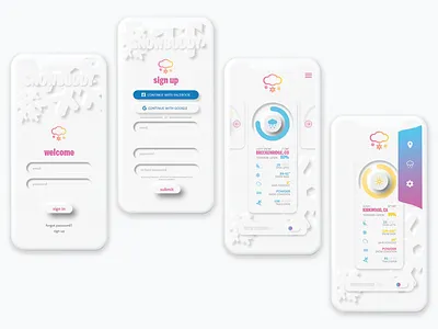 SnowBuddy branding colorful design logo neumorphic neumorphism neumorphism ui soft soft ui softui