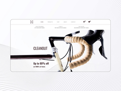 Cycle Shop Landing Page adobe adobexd app design illustration minimal ui ux xd