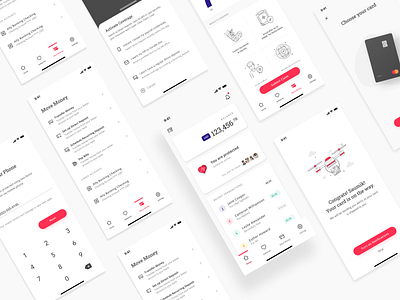 Betterbank.app design illustration ios ui uianimation uidesign ux ux design uxdesign wireframe