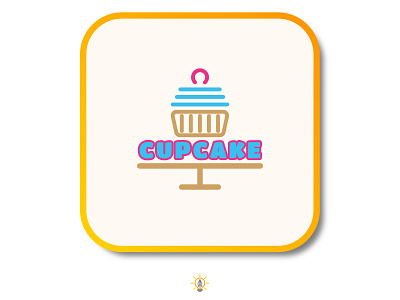 Cupcake branding cupcake logo design flat design flat illustration flat vector flatdesign illustration logo logo design vector