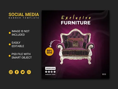 Furniture Banner Design Template design designinspiration furniture furniture design furniture shop flex design grphicsdesign
