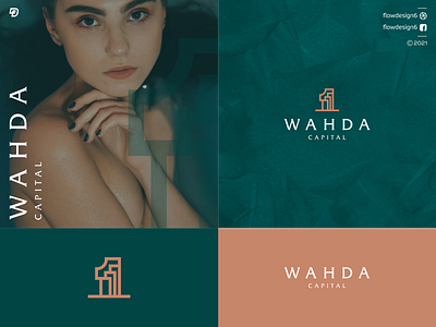 Wahda Capital Logo beauty beauty logo beauty woman capital capital letter capital letters capital one capitalism capitals coreldraw design flowdeswign6 illustrator letter logo monogram monogram logo one wahda woman