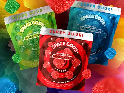 Space Heads - Product Launch brand identity branding cpg design graphic design illustration logo packaging packaging design retail