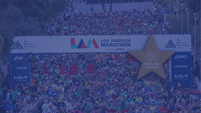 LA Marathon Watch Party Animated Finch Template animation canva finch graphic design motion graphics presentation