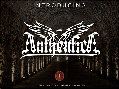 AUTHENTICA FONT blakcletter style branding design design art designer display typeface font designer freelance designer graphicdesign hand lettering handwritten handwrittenfont procreate product design script lettering typography