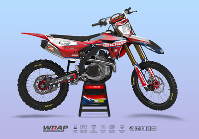 HONDA CRF 450-2021 MOCKUP 2021 450 crf design honda mockup print vinyl wrap