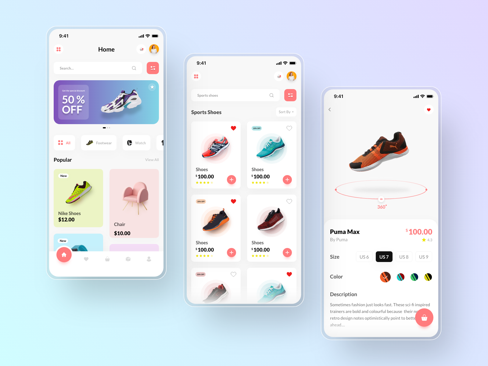 Example of Ecommerce app