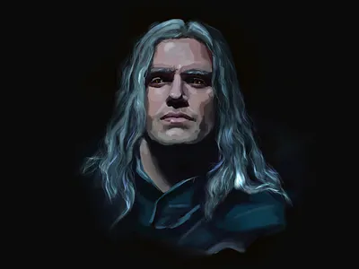 Witcher artprint digitalart digitalillustration digitalillustrations fidaworldwide image picture portrait sketchbook sketchbook pro sketching witcher