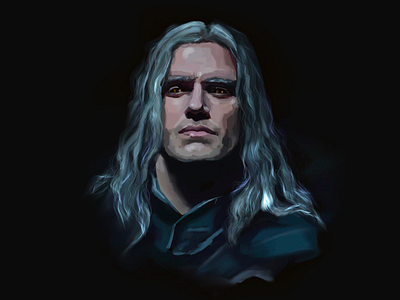 Witcher artprint digitalart digitalillustration digitalillustrations fidaworldwide image picture portrait sketchbook sketchbook pro sketching witcher