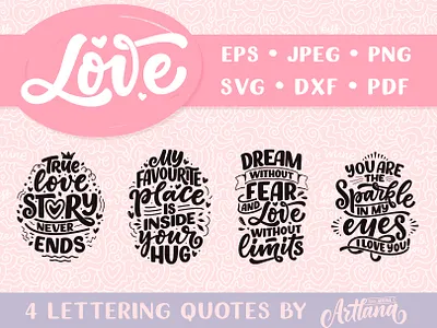 Love Quotes composition design hand drawn happy valentines day i love you illustration lettering logo logotype love poster print quote t shirt design valentine day