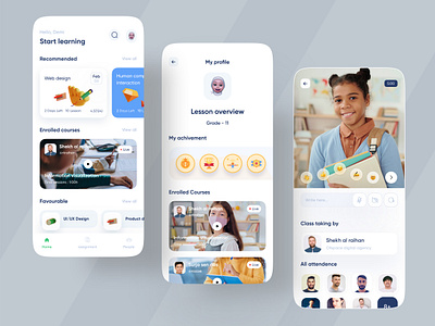 Educational App app app design app design icon ui web ios guide app designer dribbble dribbble 2021 ecommerce education education app education icons education landing page education logo education web education website educational ios app ofspace ofspace academy ofspace agency website