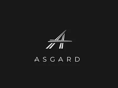 asgard art asgard black design illustration inspiration logo vector white white space