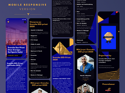 Event Website Landing Page Design 2020 app creative dark theme event hero design illustration landing page menu minimal price priset responsive seo ui design ux design web template website