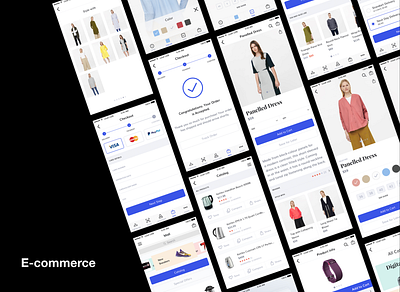 E-Commerce App Design ui design uiux ui kit ui kit design ui kits