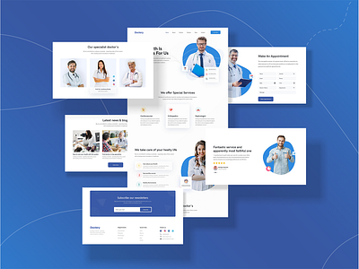 Doctor Landing Page Design design doctor health