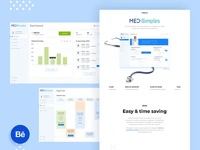 MedSimples app case study design healthcare healthtech ui ux web