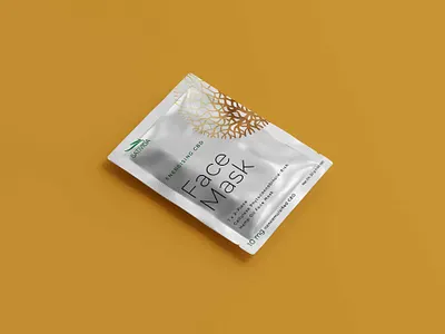Aluminum Foil Sachet Facial Sheet Mask Mockup download mockup mockup mockup psd mockups psd