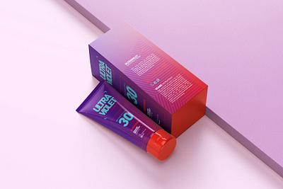 ULTRAVIOLET branding concept design packaging design sunscreen violet