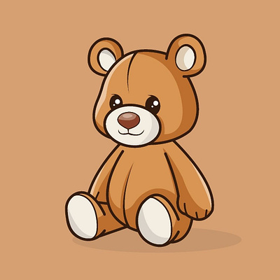 Teddy Bear adobe adobeillustration branding brandmark design designspiration dribble flatdesign graphicdesign illustration startupbusiness