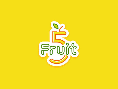 5 fruit brand identity juice juice logo nature