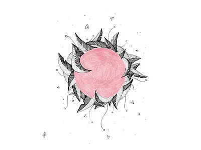 Organic Geometry I analog drawing fineliner illustration sketchbook