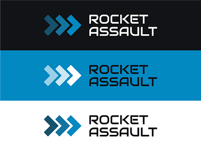 Logo Concept - Rocket Assault brand design branding branding design clean concept icon logo rocket simple vector