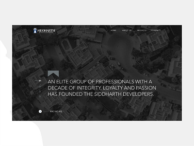 Siddharth Developers - Web Design buddha constructions dark theme dream house home logo peace real estate real estate logo saparent sernity tran uiux web app web designer web ui webdesign website
