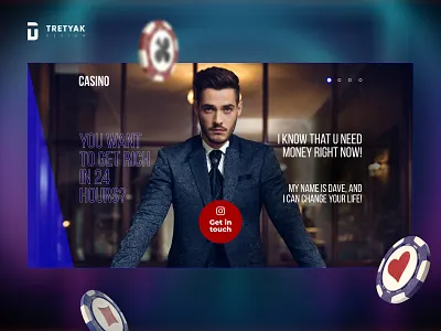 Casino Website — concept v.2 affiliate affiliate marketing betting bonus casino casino games casino online design gambling homepage landing landing page lottery luxury minimal slot slots web web design website