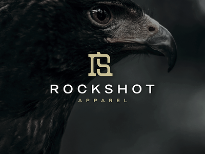 Rockshot Apparel apparel branding character clothingline design fashion icon logo rs rslogo symbol vector