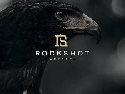 Rockshot Apparel apparel branding character clothingline design fashion icon logo rs rslogo symbol vector