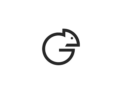 Cameleon G Icon Mark cameleon icon logo simple