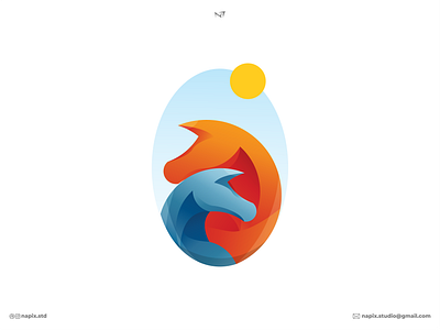 Horse art branding design flat graphic design icon illustration illustrator logo minimal