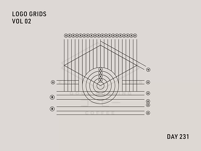 Logo Grids / Volume 02 badge black and white logo branding construction logo illustration logo challenge logo construction logo design logo grid logofolio logomark mark minimal