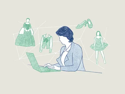 Direction Book ‘Fifth Wall’ illustration for DEN den editorial editorial illustration graphic design illustrations illustrations／ui performing arts procreate