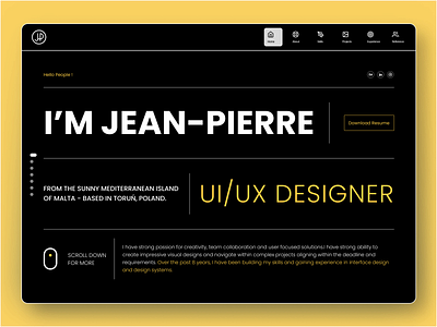 UI/UX Design Portfolio black branding daily design designer desktop dribbble icons portfolio product shots typography ui uiux upload userexperience userinterface ux web yellow