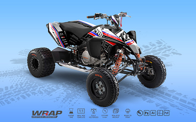 KTM QUAD CUSTOME DESIGN MOCKUP ktm quad