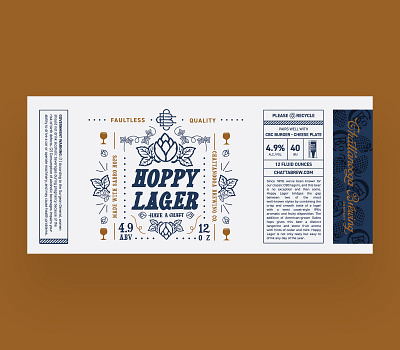 Hoppy Lager Beer Design beer beer can chattanooga hopper hoppy lager illustration india pale ale ipa ipl lager vintage