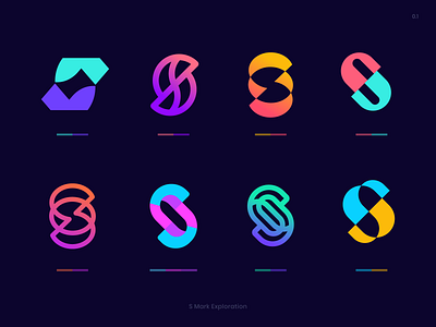 S Mark Exploration abstract abstract art abstract logo animation awesome branding clever colors creative exploration gradient mark mixed s s letter s logo s mark tech logo technology technology icons