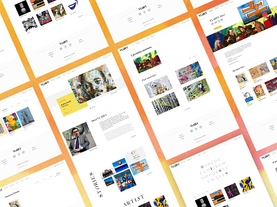 Redesign of the "VLADEY" online painting auction art auction ui ux webdesign